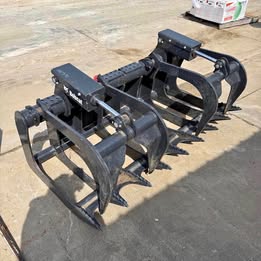 Bobcat brand 72in skid loader root grapple